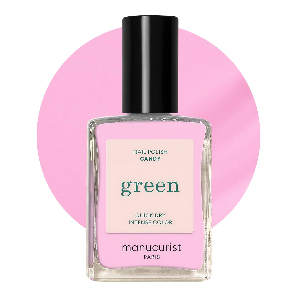 Manucurist Green - Oja Rosy Beige Shell Beige - Oja cu Uscare Rapidă - DIY Nails - Vegană 12-Free - Pe Bază de Plante - Oja - Fabricată în Franța