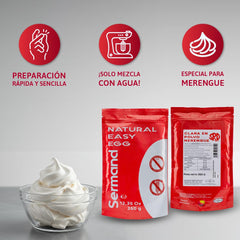 Poudre de bière blanche pour beurre (350 g) | Pasteurisé Eiklar | Getrocknetes Eiweiss | Sans lactose Sans gluten | Dans wiederverschließbarem Zip-Beutel