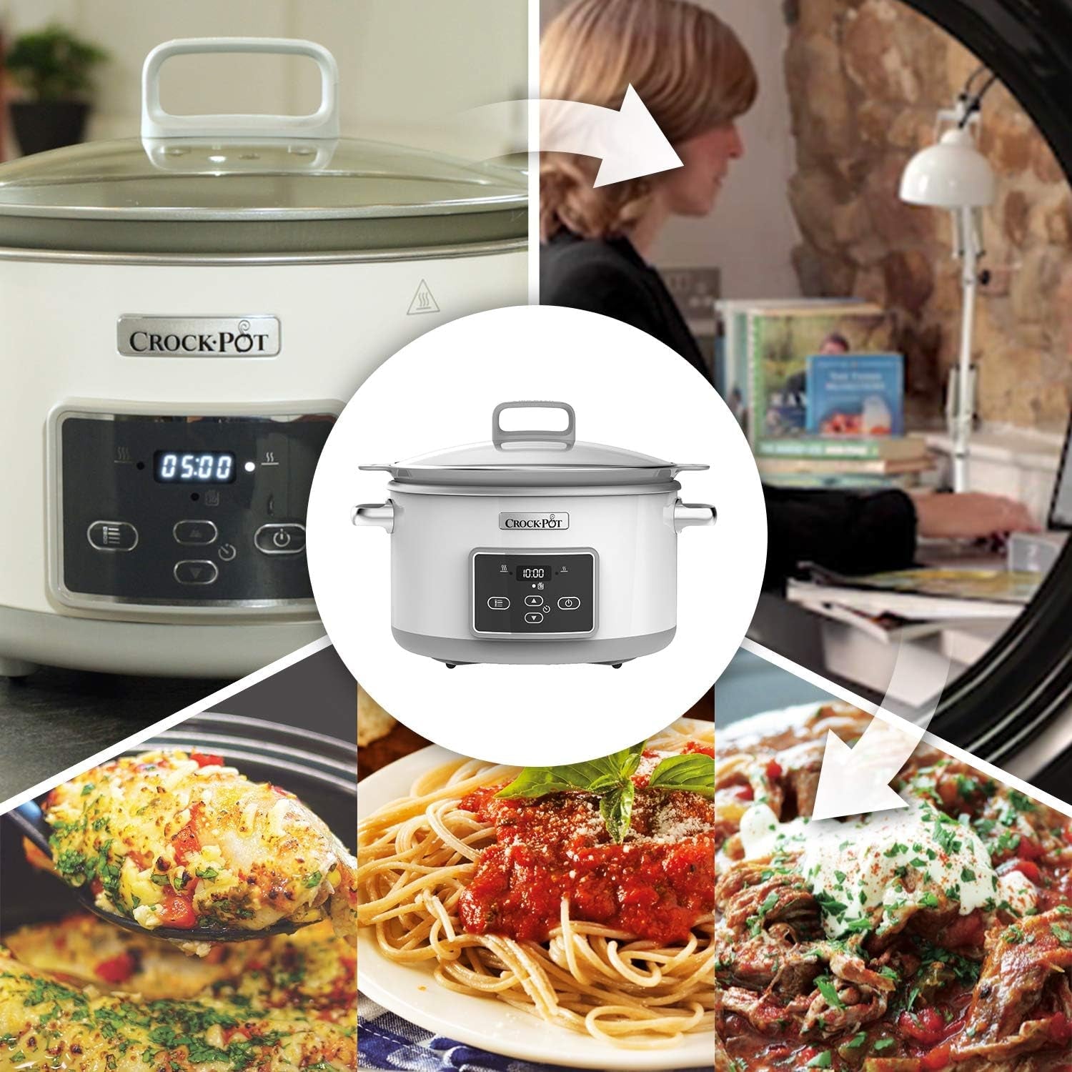 Mijoteuse numérique Crock-Pot Saute avec Duraceramic 5 litres, CSC026X Mijoteuse Naty Shop