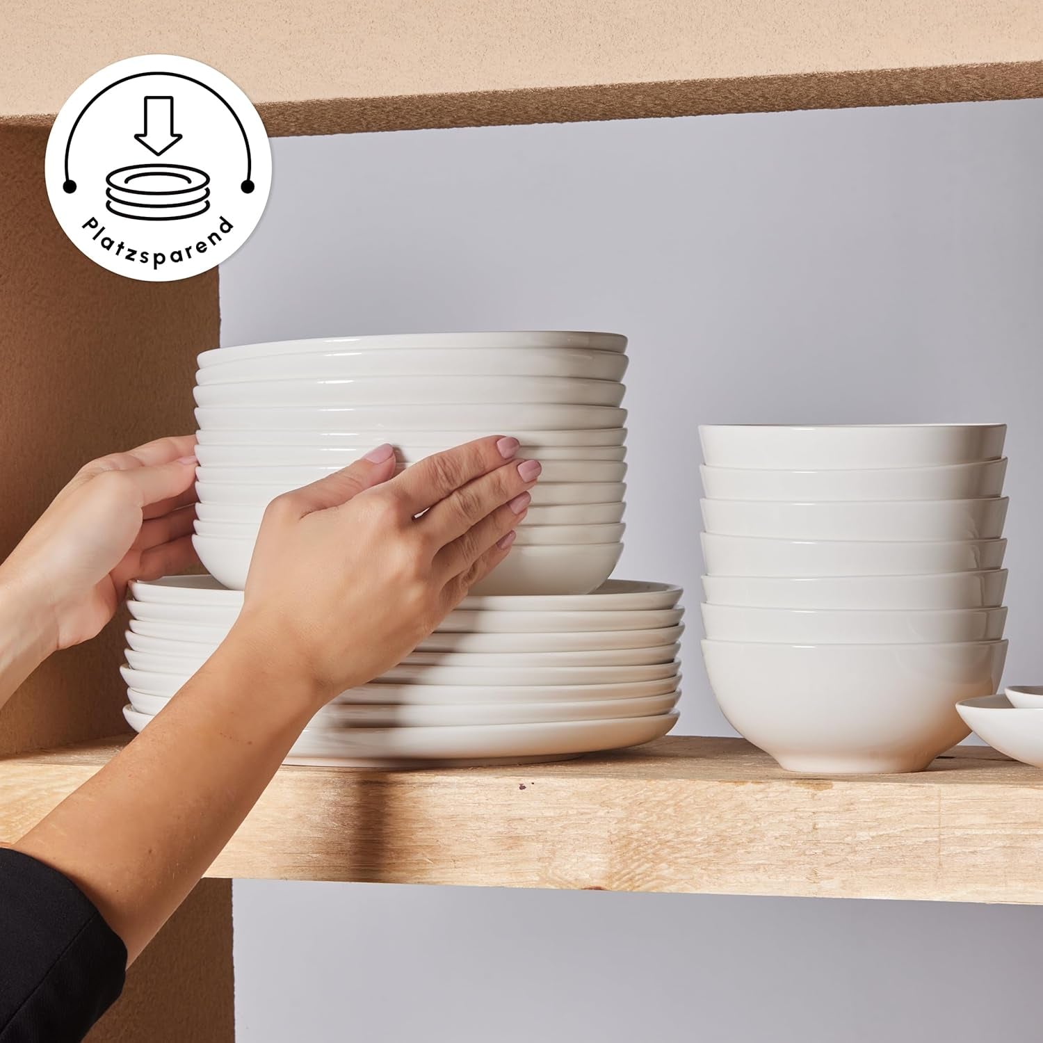 Service de table Karaca Allure pour 12 personnes, New Generation Bone - Service raffiné pour une culture culinaire sophistiquée