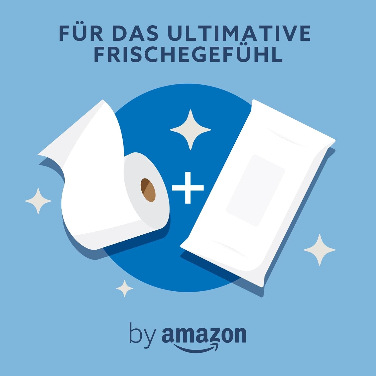 Par Amazon Papiers hygiéniques doux, humides, inodores, fins absorbants et non parfumés, 240 unités (6 paquets de 40 unités) (anciennement marque Presto !)
