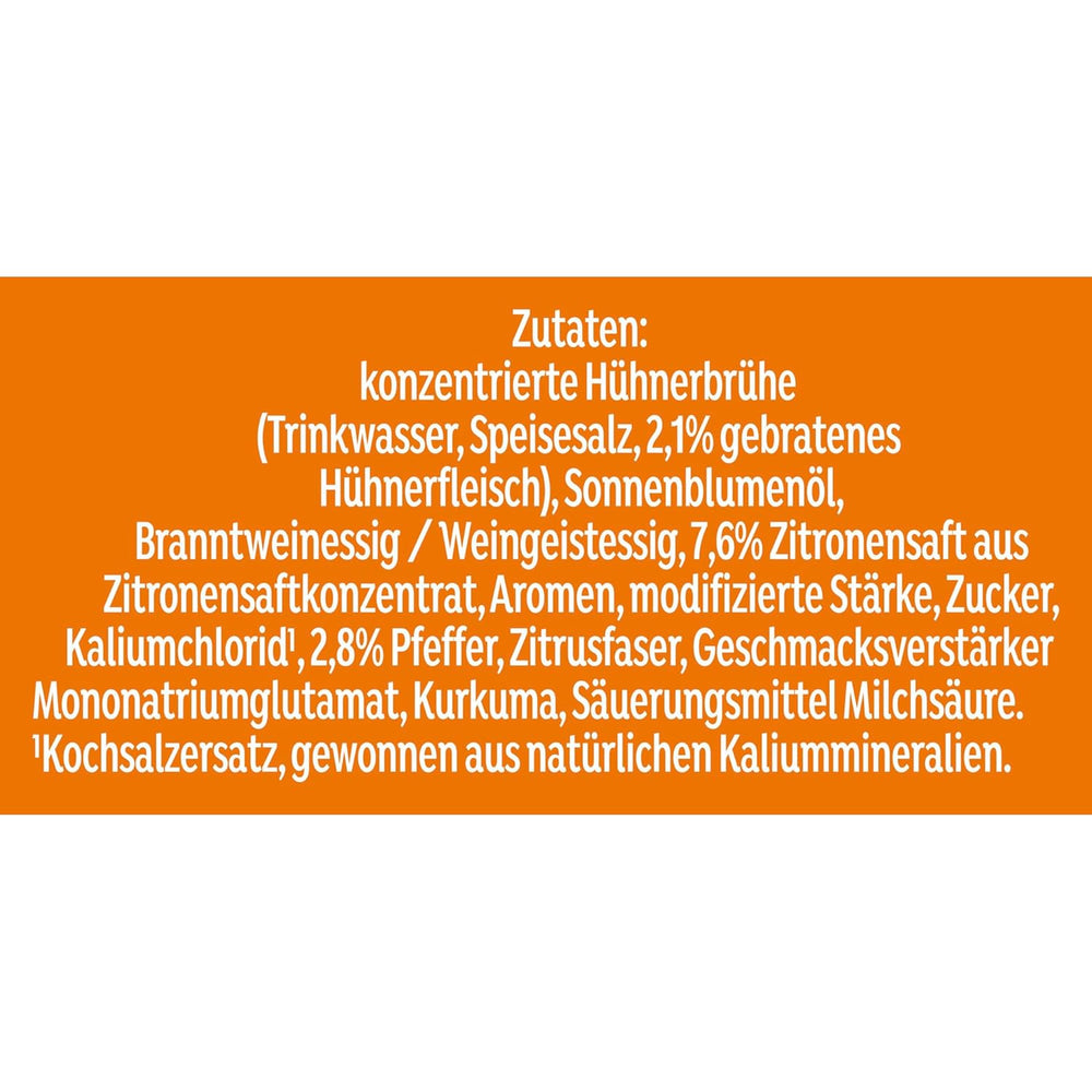 Knorr Schnell gewürzt Kochpaste Gebratenes Hühnchen, Zitrone & Pfeffer einfach & schnell für einen besonders intensifven, geballten Gesmack 165 g