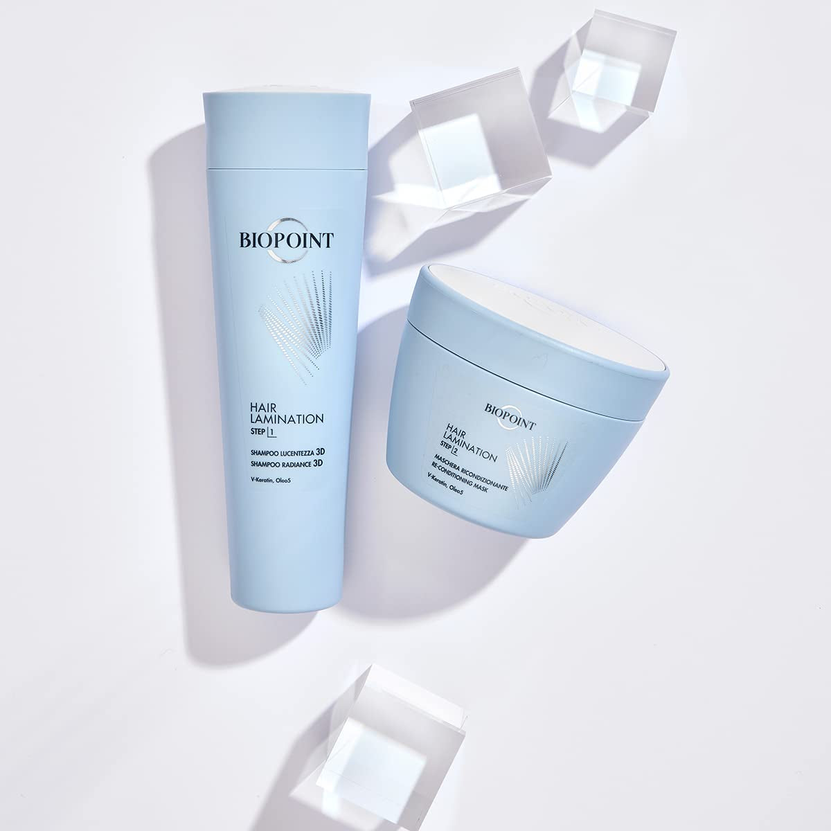 Lamination des cheveux Étape 2, Masque réparateur 200 ml, 6,7 Fl Oz Fabriqué en Italie Masque capillaire Naty Shop