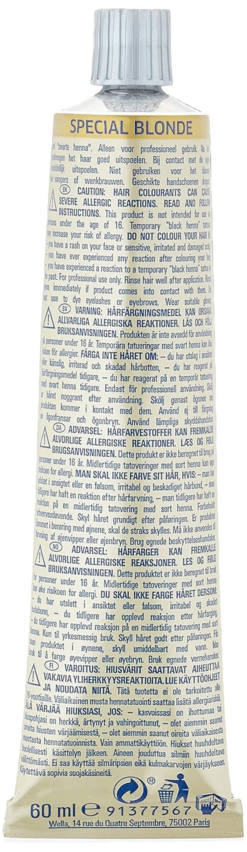 Wella Koleston Perf. Me+ Spécial Blond 12/89 60ml Teinture Cheveux Naty Shop