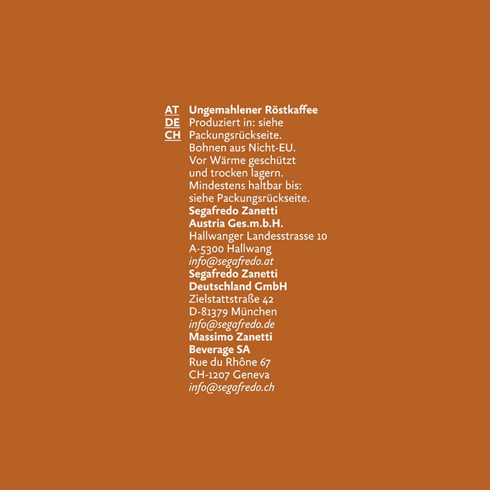 Segafredo Zanetti Selezione Espresso - Grains entiers (paquet de 1 kg) - Convient à toutes les spécialités de café italiennes - Torréfaction moyenne à foncée, saveur forte et intense