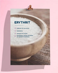 Sans Sucre, Érythritol naturel sans calories, utilisable comme substitut du sucre, 4,5 Kg Édulcorants Naty Shop