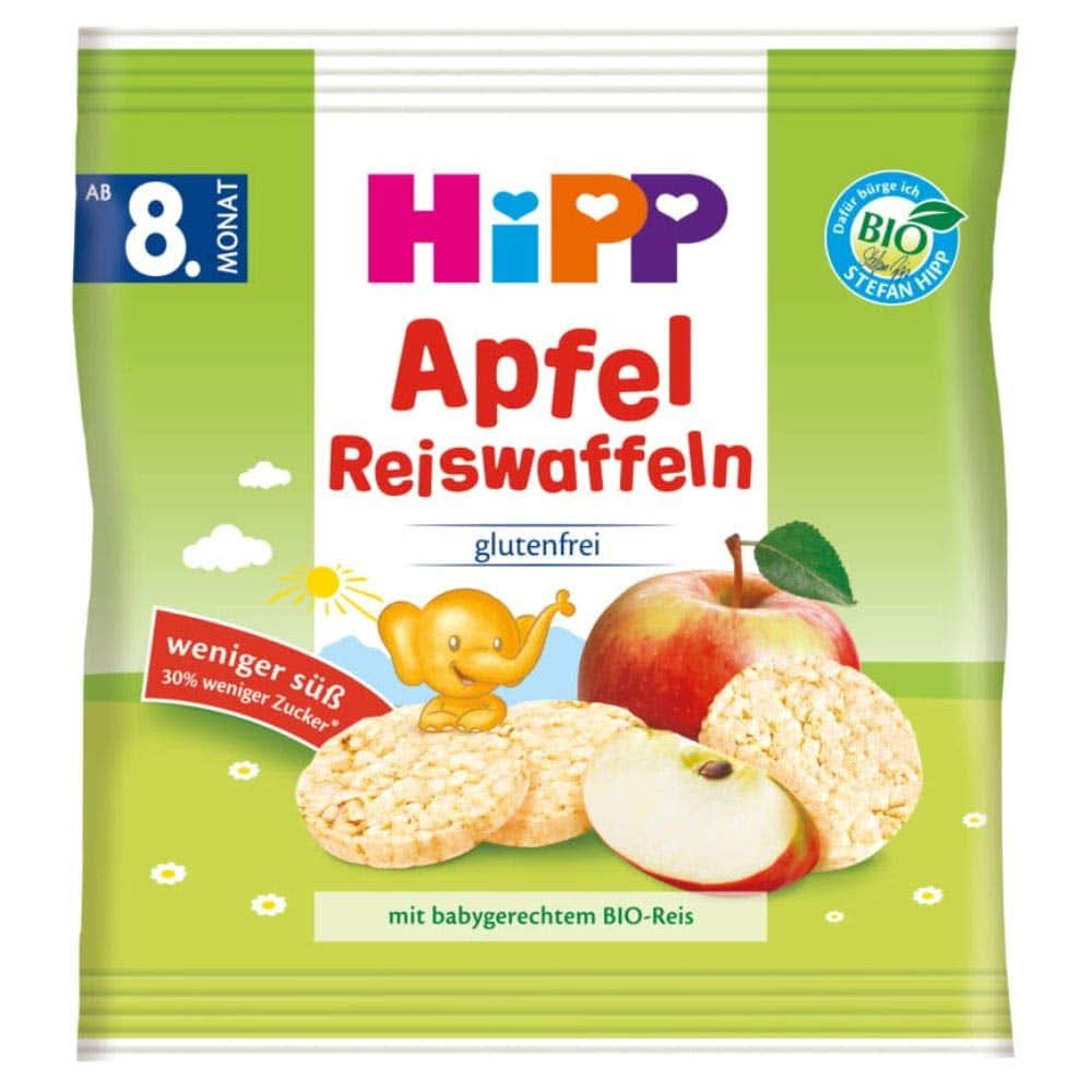 Snacking bio Barres Hipp millet, paquet de 7 (7 x 30g) Mère et Enfant Naty Shop 7 x 30 grammes Pommes