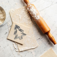 Zenker 44814 Lot de 5 Emporte-pièces Sapin de Noël, Emporte-pièces Sapin de Noël, Emporte-pièce, Acier Inoxydable, Argent, 11 x 9,5 cm