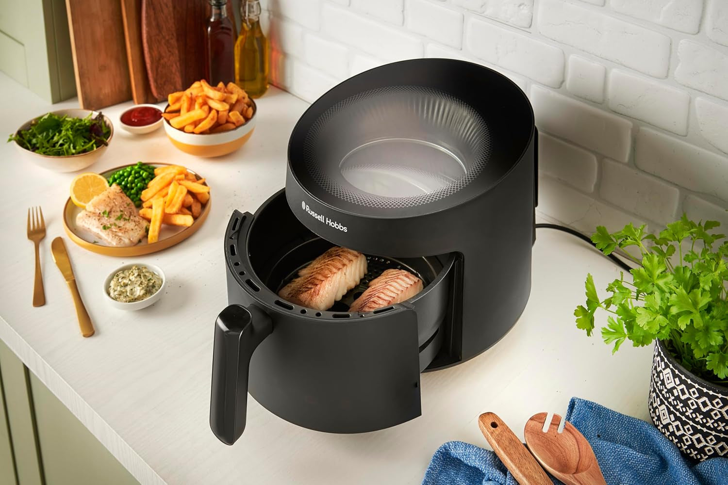 Russell Hobbs Airfryer, 5 litres, 10 programmes, fenêtre de visualisation Naty Shop Appliances