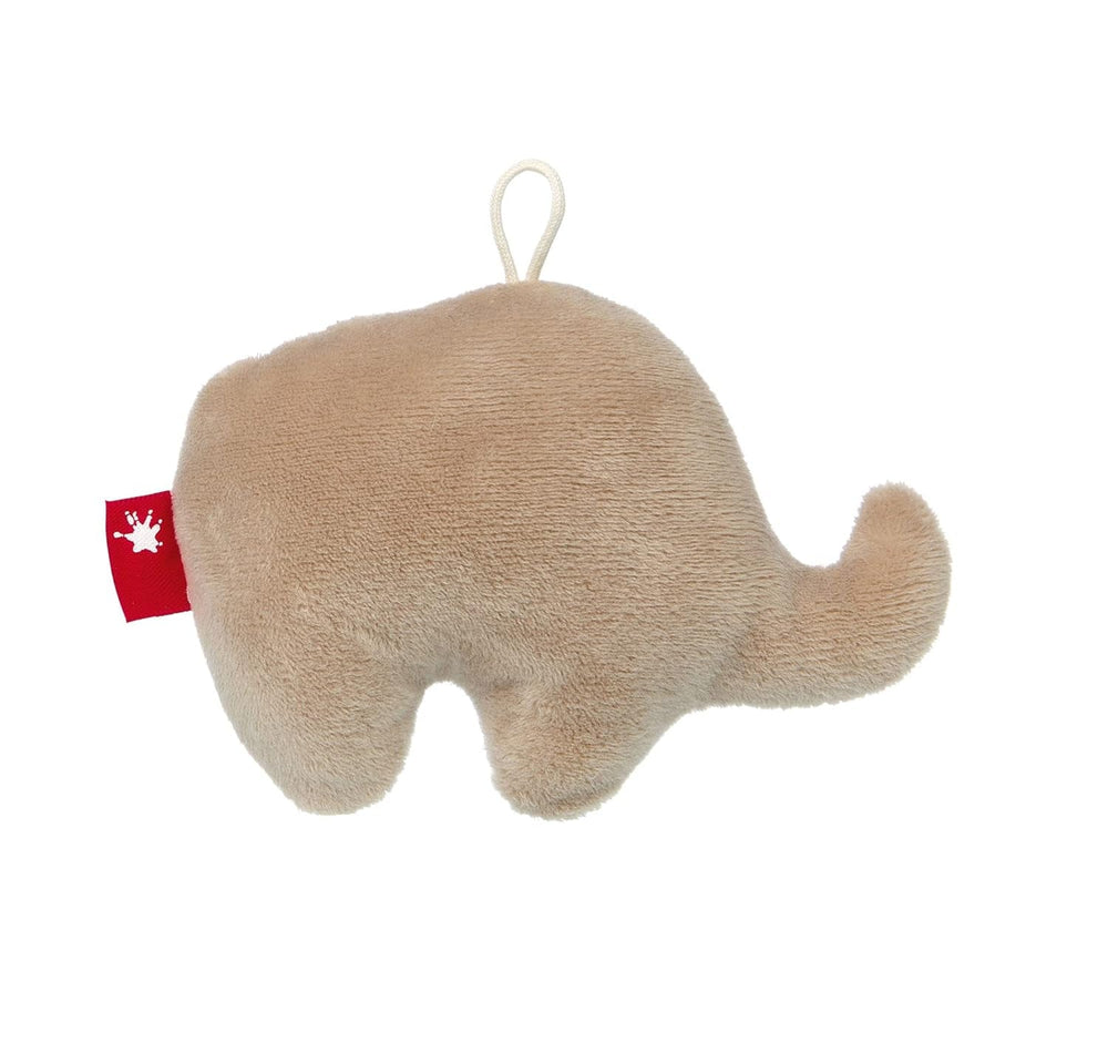SIGIKID Catch Elephant, jouet hochet bébé RedStars : attraper, découvrir, jouer, pour bébé dès la naissance, n° article 42951, beige-gris 13 cm Jucarii Bebe Naty Shop