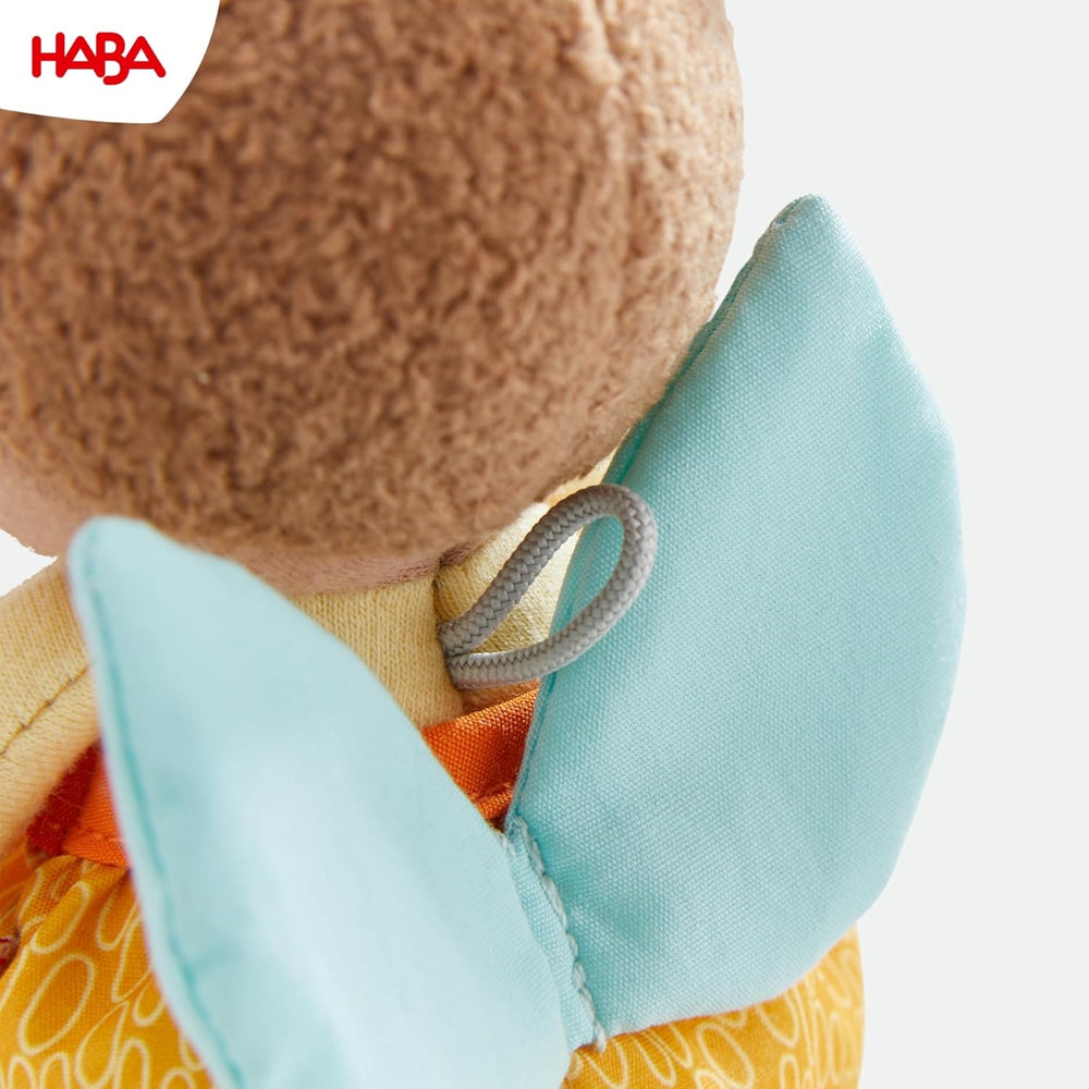 HABA Ange Gardien Holly - Poupée en tissu doux (15 cm), cadeau de bienvenue parfait pour les bébés et les jeunes enfants - Lavable à 30 °C - 2011871001