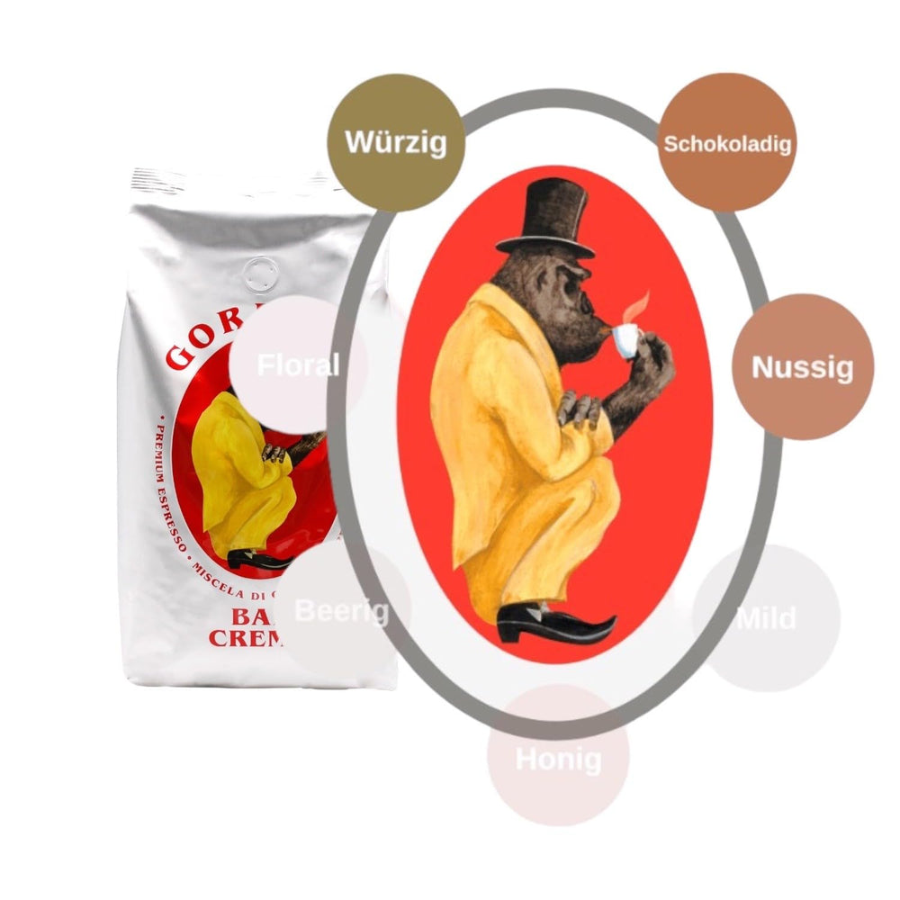 Gorilla Espresso Bar Cream 12 x 1kg Café en grains entiers