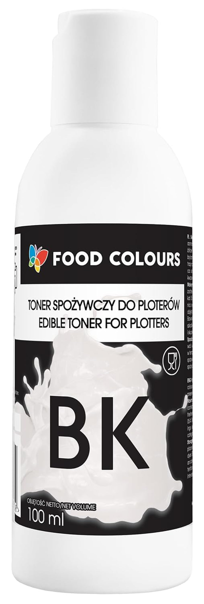 Set de colorants alimentaires avec encres comestibles pour traceurs 6 x 100 ml | Cyan clair | Cyan | Magenta clair | | Magenta | Jaune | Noir | Impression comestible, impression sur papier gaufré, garniture de gâteau décorative