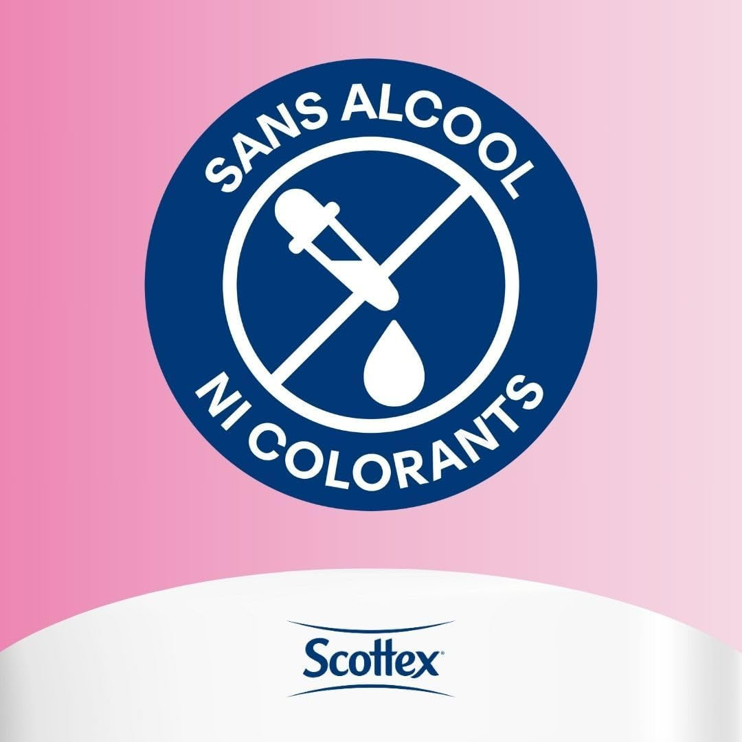 Papier toilette humide sensible, 38 services (38 services X 12 paquets, 456 services au total)