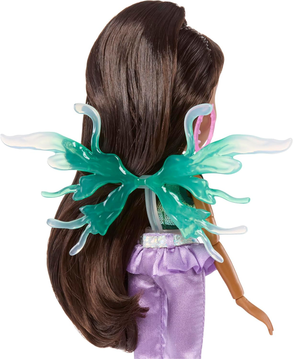 Bratz Fashion Pixiez Sasha Doll - Fantastique poupée de collection avec de la vraie mode et des accessoires, des ailes qui se transforment en bague