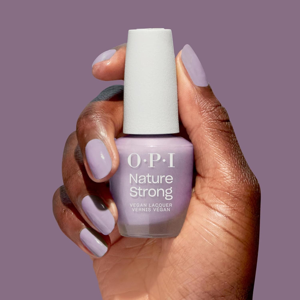 OPI Nature Strong Violet Shades – ojă de lungă durată cu o formulă vegană, inovatoare, care conține ingrediente naturale – pentru unghii strălucitoare