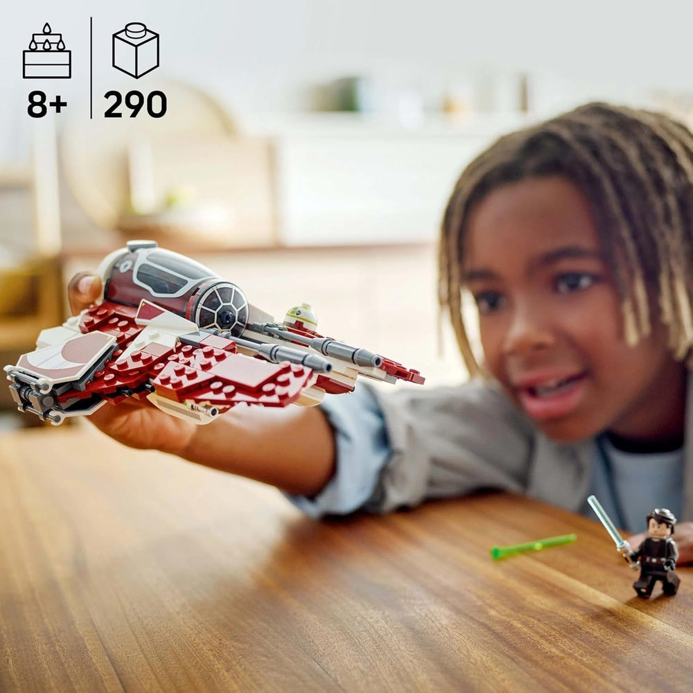 LEGO Star Wars 75401 L'intercepteur Jedi d'Ahsoka, Starfighter pour les fans de Clone Wars, figurines Ahsoka Tano et Anakin Skywalker avec sabres laser et R7-A7, pour garçons et filles à partir de 8 ans Jeux de construction Beuche den LEGO-Store