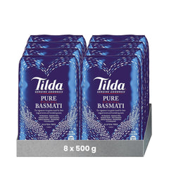 Riz basmati Tilda Pure Original, paquet de 8 (8x500g)