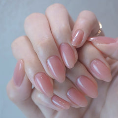 Vernis Gel Rose Transparent - 16 ml Ton de Peau LED Lampe à Ongles Translucide Gel Vernis à Ongles Nail Art Modèle M087