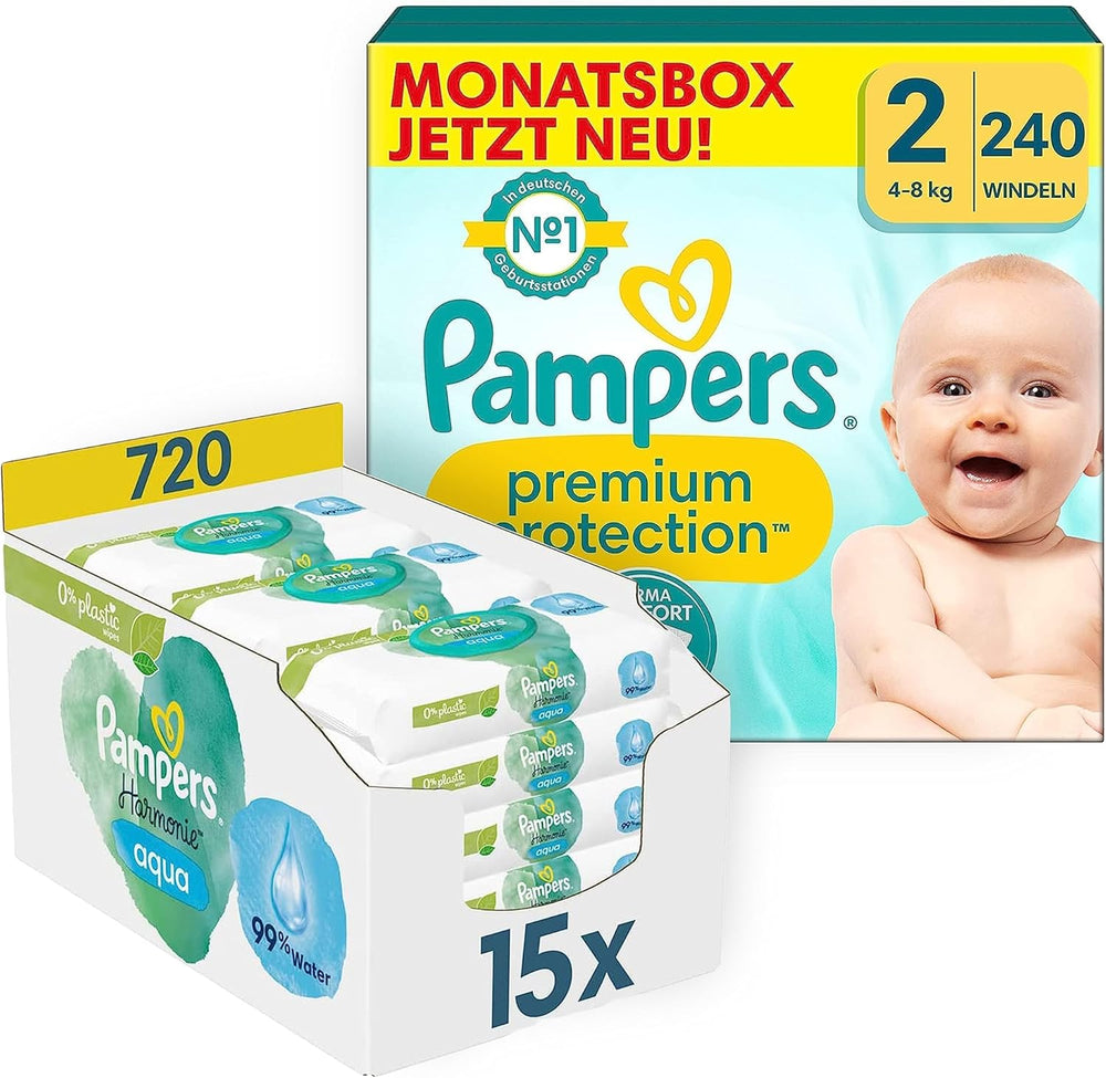 Premium Protection Starter Pack 1 et lingettes humides Aqua