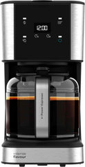 Expresso avec filtre Cecotec Coffee 66 Drop and Touch, puissance 950 W, 1,5 L, 12 tasses, écran tactile, carafe en verre, minuterie 24 heures, 6 interrupteurs, filtre à mailles réutilisable