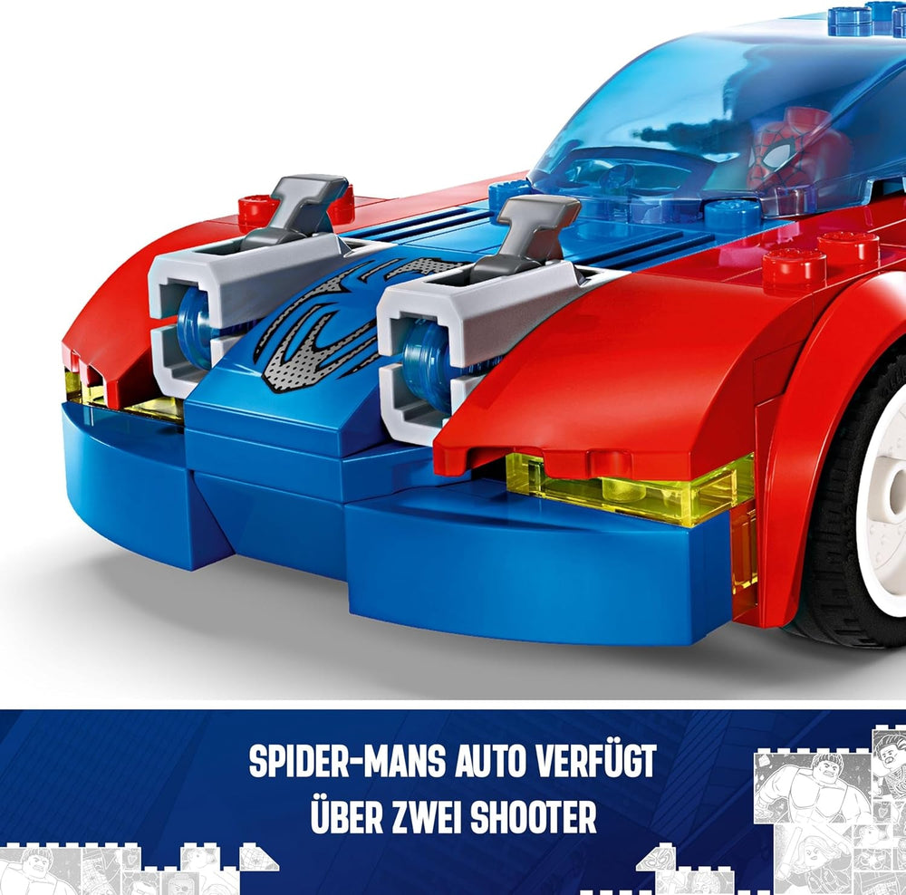 LEGO | Marvel Spider-Mans Rennauto & Venom Green Goblin - Spidey Spielzeug für Rollenspiele mit Superhelden Figuren und baubarem Auto - Geschenk für Kinder - Jungen und Mädchen ab 7 Jahren 76279