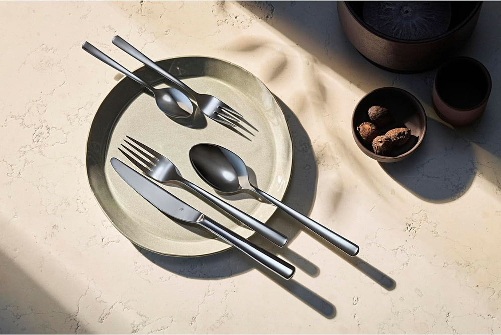 Ménagère WMF Philadelphia pour 12 personnes, 60 pièces, couteaux monobloc, acier inoxydable Cromargan Kitchen Naty Shop