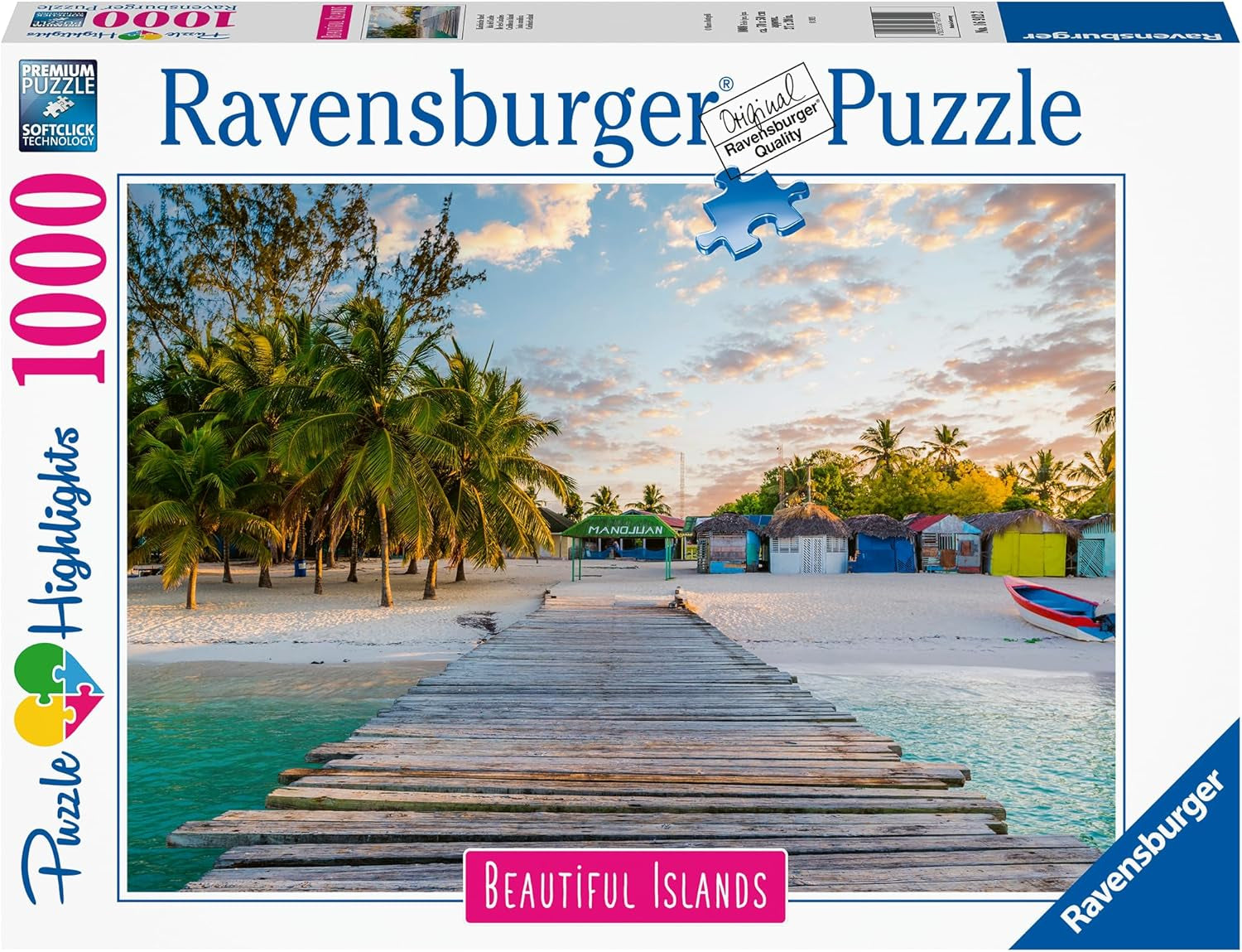 Ravensburger Puzzle Beautiful Islands 16912 - Île des Caraïbes - Puzzle 1000 pièces pour adultes et enfants de plus de 14 ans Puzzle Naty Shop
