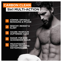 L'Oréal Men Expert XXXL 5In1 Gel douche et shampoing pour homme, 1 litre Naty Shop