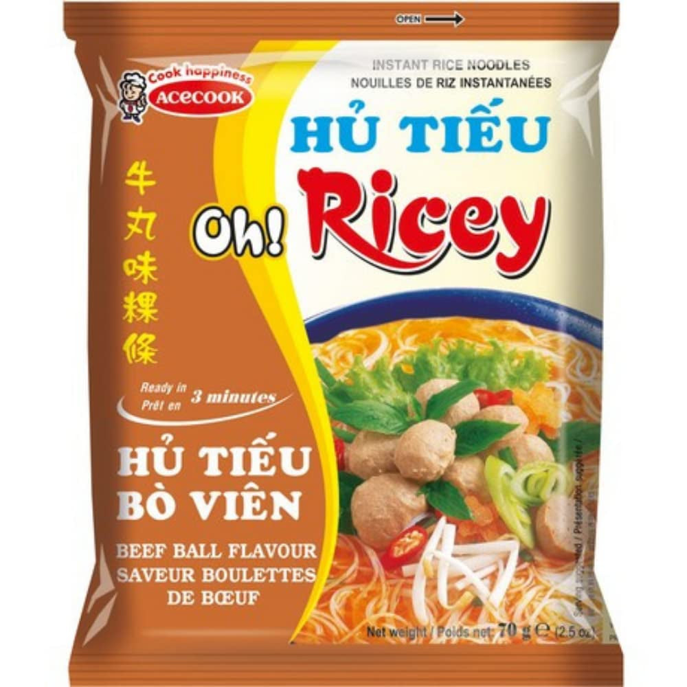 - OU Instant Glasnudeln Rindfleisch Kugel - (1 X 70 GR)