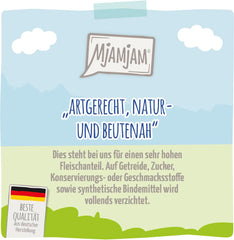 MjAMjAM - Hrană umedă premium pentru pisici - păstrăv rafinat cu pui suculent, pachet de 6 (6 x 400g), fără cereale
