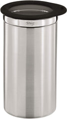 Boîte à café RÖSLE avec couvercle, acier inoxydable 18/10, 10 cm & doseur à café, cuillère à café de haute qualité pour un dosage facile du café moulu, acier inoxydable 18/10, 17 x 3,7 x 2,7 cm, argent Boîtes de conservation Naty Shop