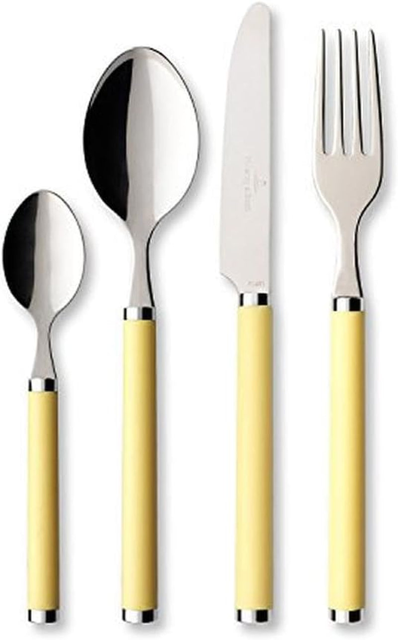 Villeroy & Boch Play Green Garden set de couverts, 24 pièces, 6 personnes Cuisine Naty Shop Jaune 24 pièces