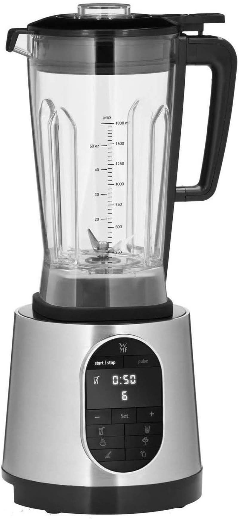 WMF Kult Pro Hochleistungs-Standmixer 1 600 Watt, 36 000 U/Min, Mixbehälter 1,8L, 6 programmes automatiques, Smoothie, Ice Crush et Interval-Funktion Mother and Child Naty Shop