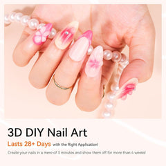 Makartt Gel 3D Nail Art – Gel de colle strass 15 g pour porte-clés à ongles, gel de sculpture d'ongles multifonctionnel pour la conception d'ongles à faire soi-même, sculpture d'ongles, modélisation d'ongles à la maison (transparent)