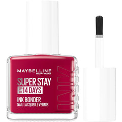 Oja Maybelline New York Super Stay Ink Bonder 501 Cherry Sin – ojă de lungă durată pentru unghii puternice și culoare intensă, 12,3 ml