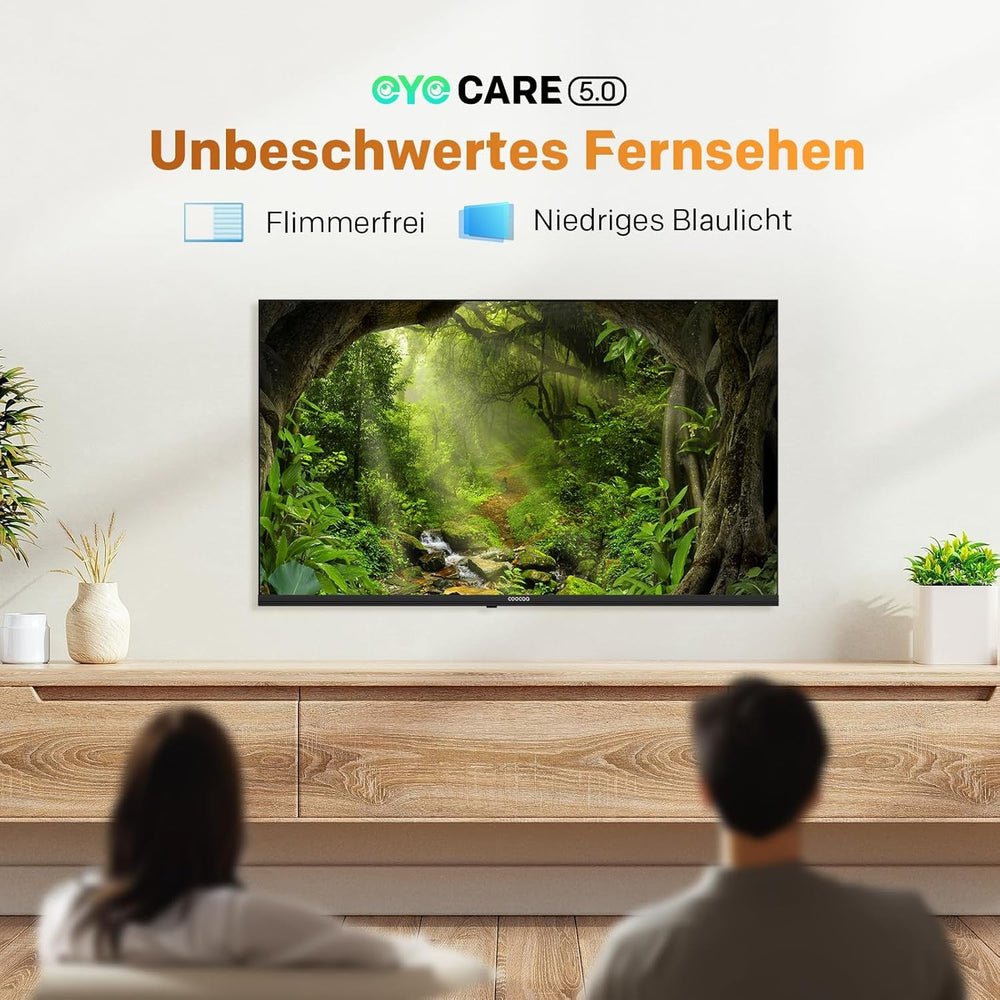 Televizor inteligent coocaa QLED 32 inch, 80 cm, televizor QLED compatibil cu Google TV, HDR10, Dolby Audio, Bluetooth 5.1, EyeCare, Google Cast, tuner triplu (DVB-T/T2/C/S/S2, CI+), 32CGQG40Z, model 2026