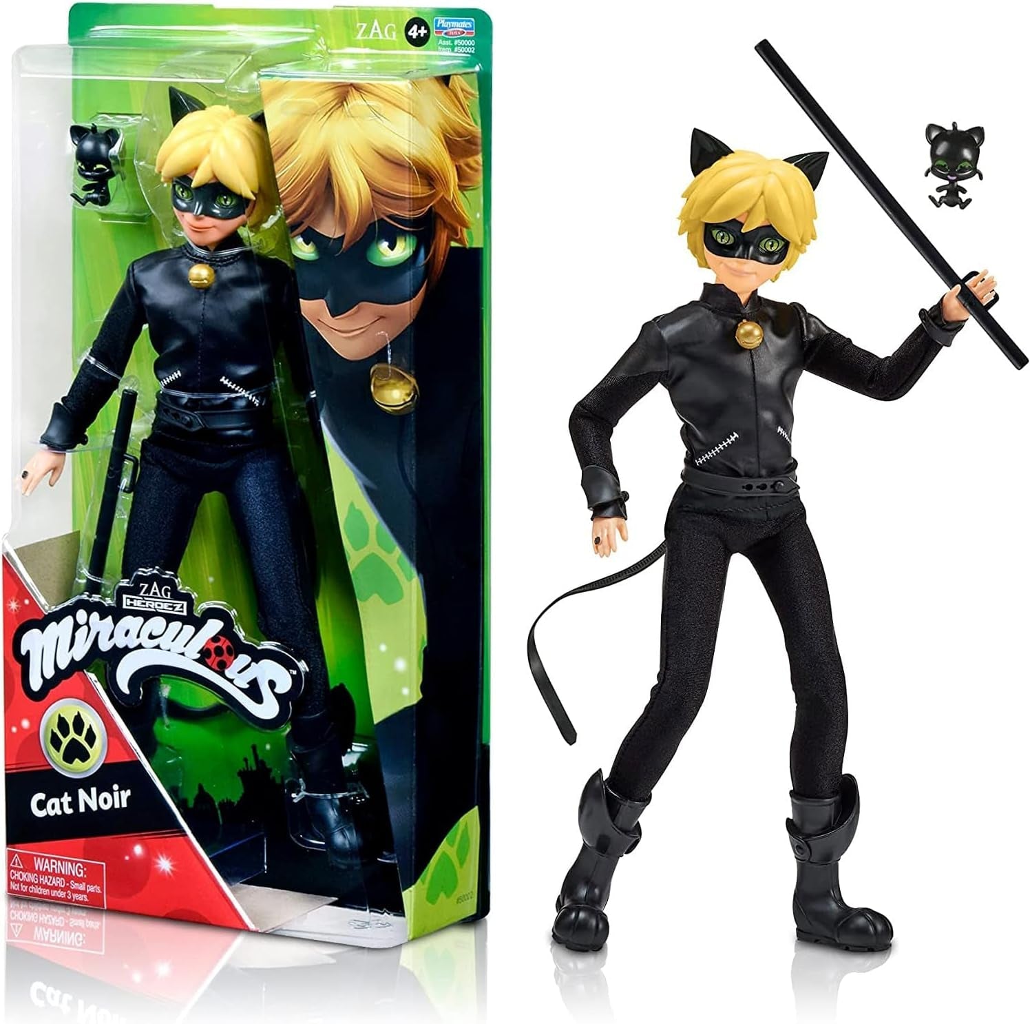 Bandai - Miraculous Ladybug - Poupée Marinette Changement de Couleur Surprise - Poupée Articulée Miraculous, 26 cm + 3 Surprises - Motif Aléatoire - P50390 Naty Shop Poupées Chat Noir