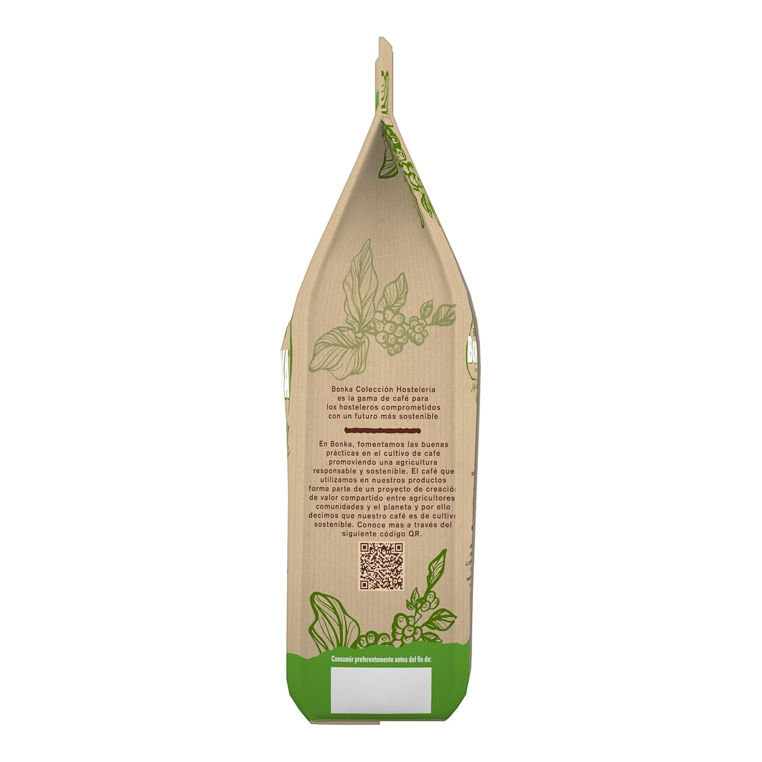 Café en grains torréfiés pour la restauration, 1 paquet X 1 kg Naty Shop Coffee