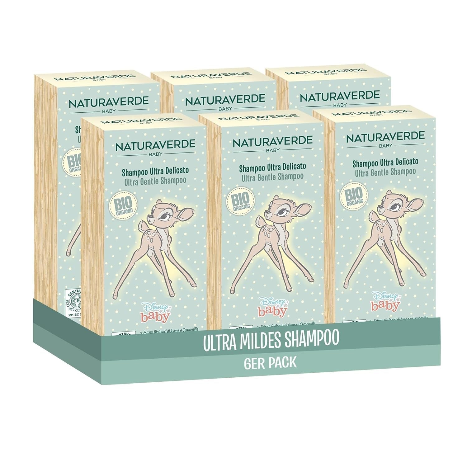 | Baby-BIO-Disney-Ultra Șampon delicat, 6x 200ml Copii - Baie si Skincare Naty Shop Titlu implicit