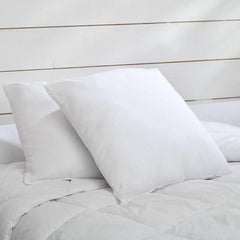 Blue Câlin Set de 2 perne cu confort ferm "Alaska", super umplutură, 100% bumbac Percale Envelope, alb, 65 X 65 cm formă pătrată Perne standard Naty Shop Formă pătrată 65 X 65 Cm