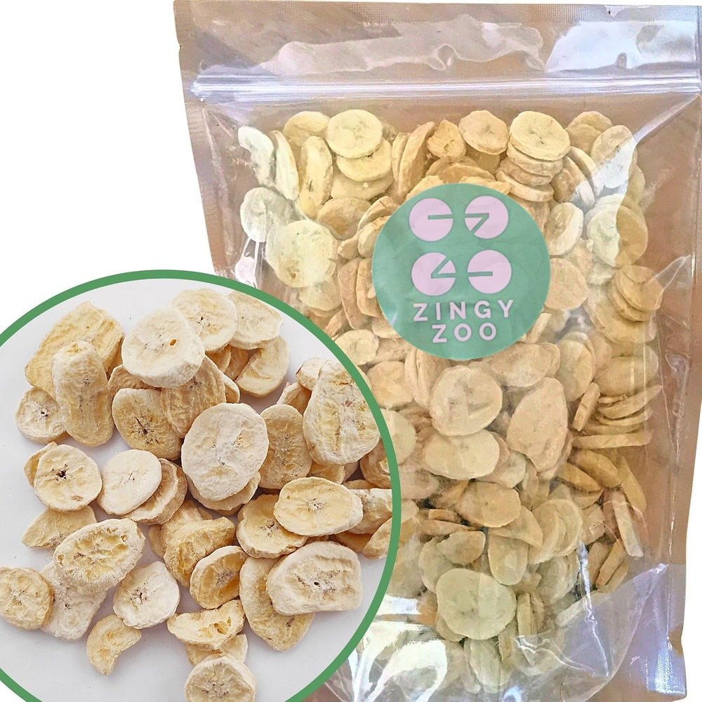 Bananes séchées au congélateur | Paquet 120g Bananes séchées sans sucre | Banane séchée au congélateur | Bananes aux fruits secs | Bananes fraîches lyophilisées | Tranches de banane aux fruits lyophilisés Produits déshydratés Naty Shop 350G
