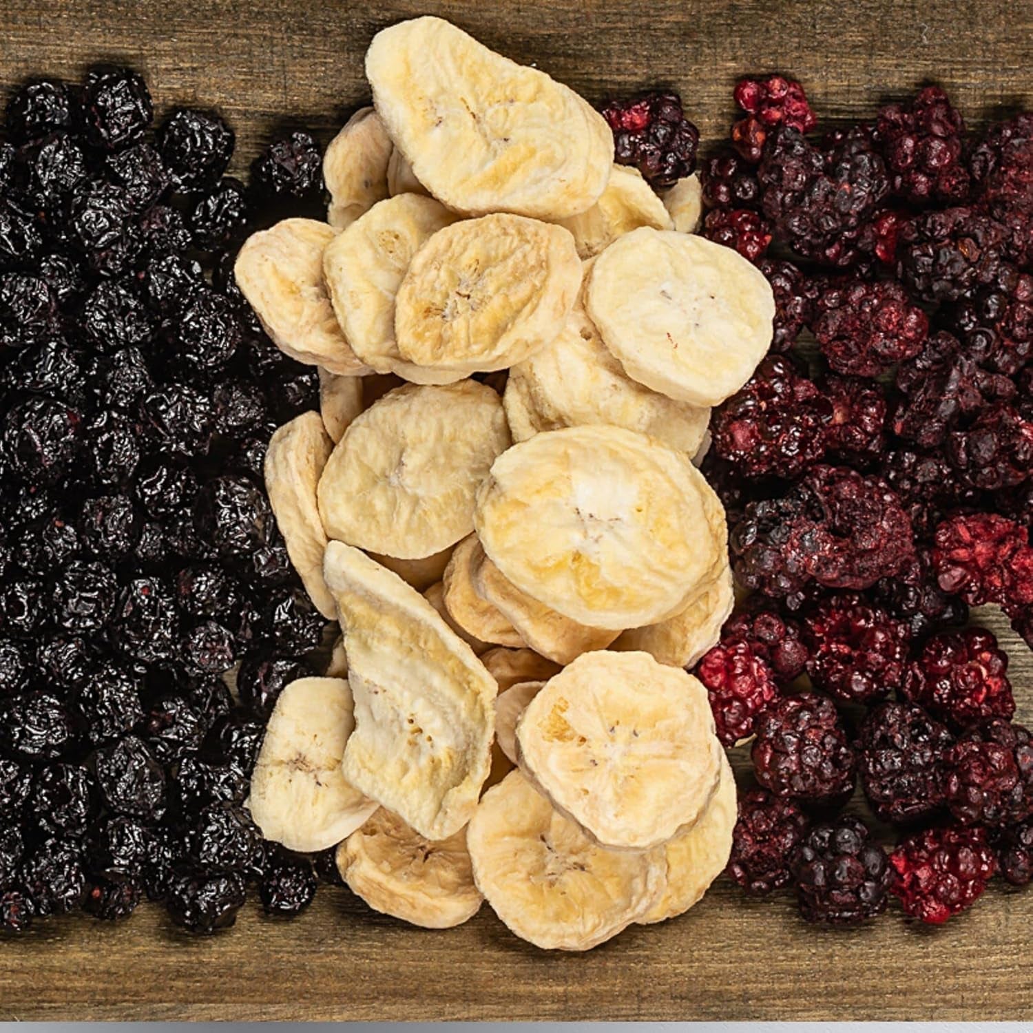 Bananes séchées au congélateur | Paquet 120g Bananes séchées sans sucre | Banane séchée au congélateur | Bananes aux fruits secs | Bananes fraîches lyophilisées | Tranches de banane lyophilisées Produits déshydratés Naty Shop