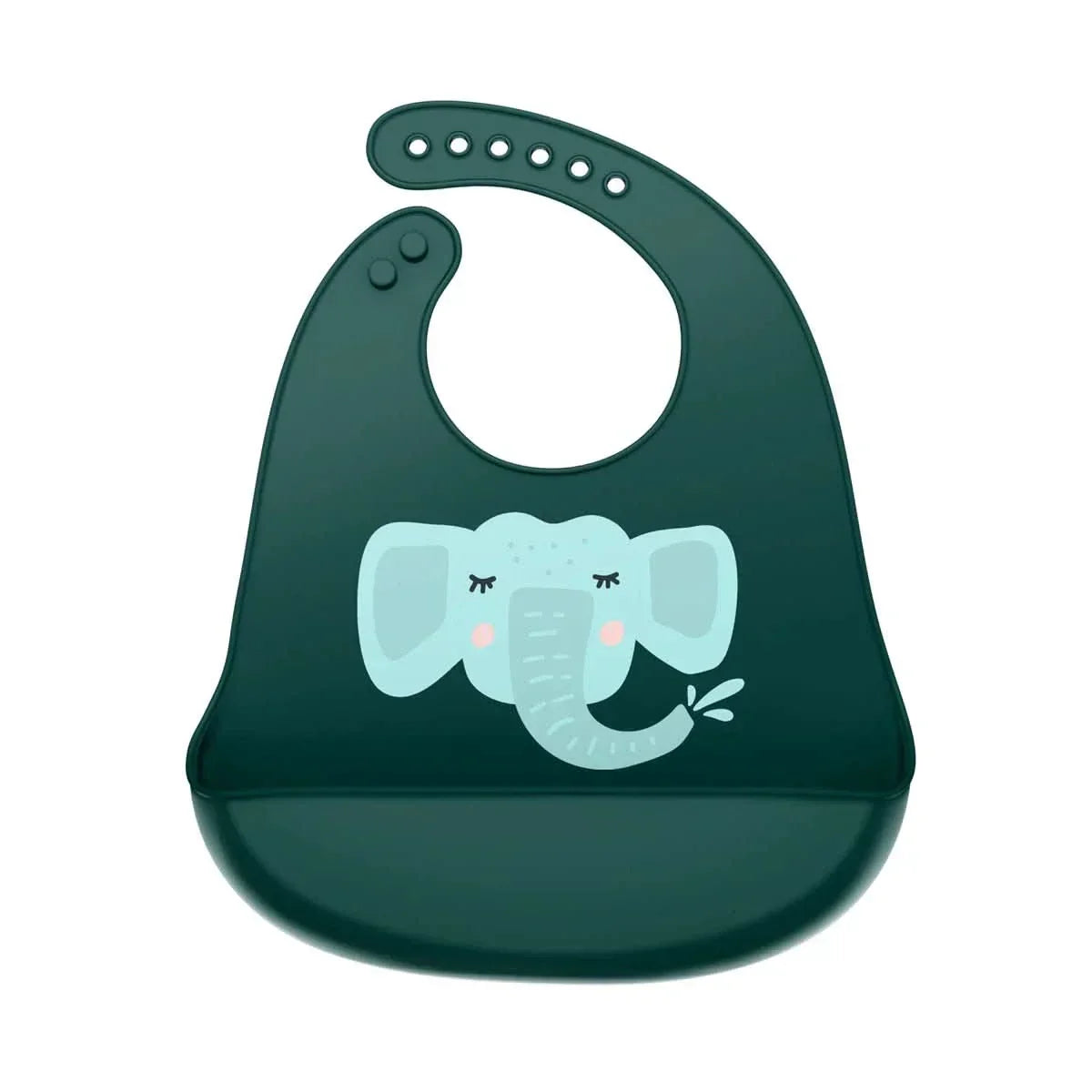 Bavetica din silicon Coccorito - Elefant +6 luni Nati Shop