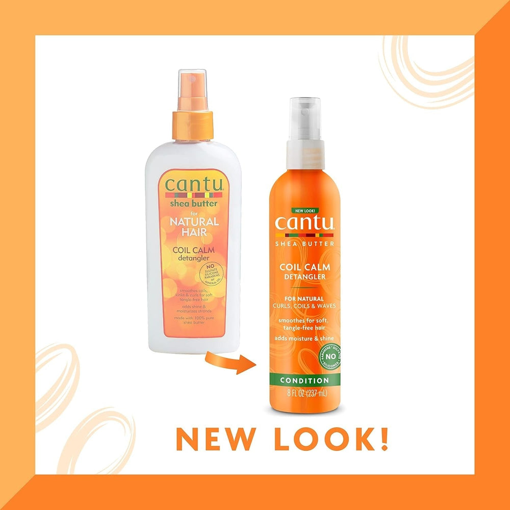 Cantu Coil Calm Spray Démêlant, Karité, Cheveux Bouclés, 237 ml Produits Démêlants Naty Shop