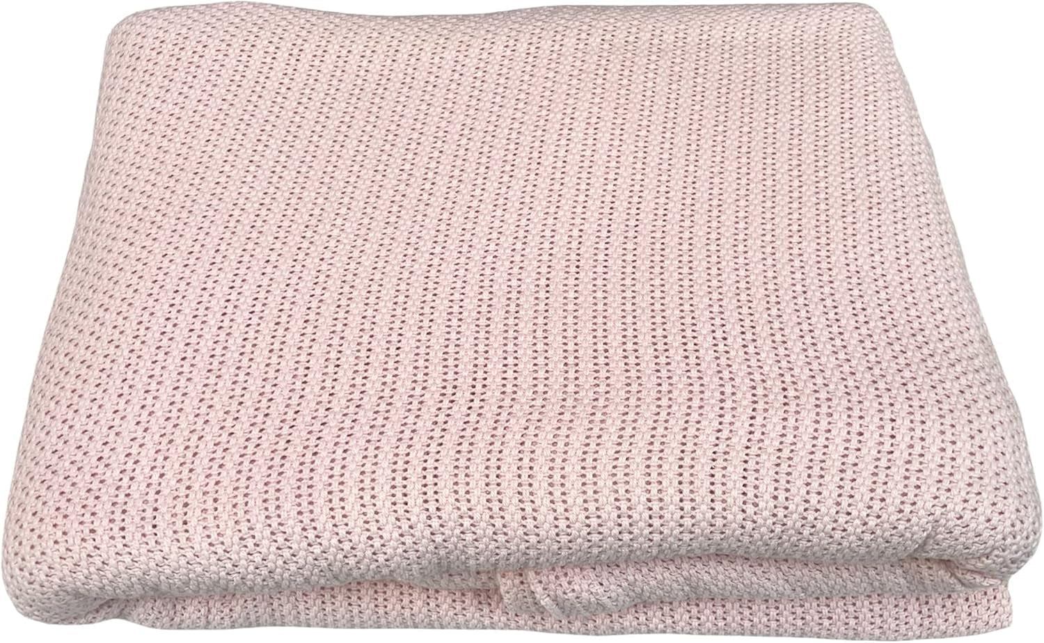 Family Bedding Couverture cellulaire rose pour lit double, coton, grand couvre-lit, réversible, légère, thermique, douce, couverture cellulaire traditionnelle, 230 x 230 cm Couettes et couettes Naty Shop