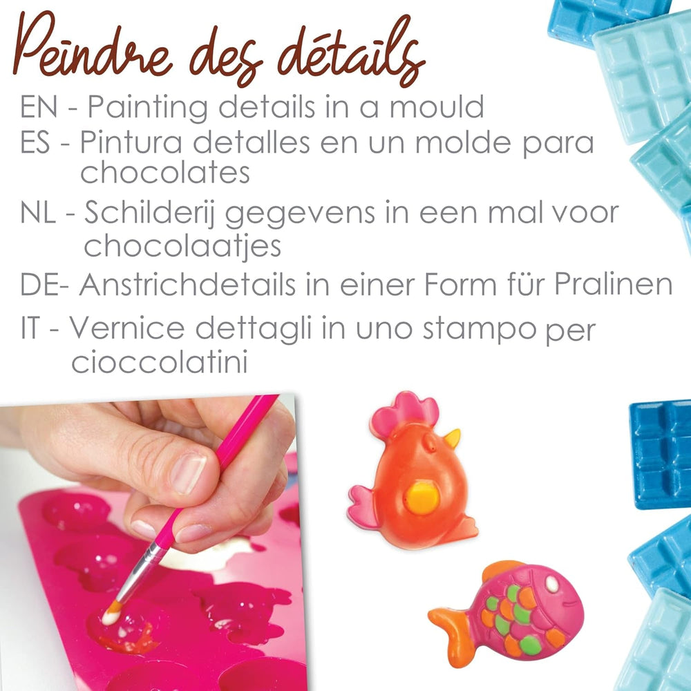 Peinture en poudre soluble dans l'huile de cuisson 4012, rouge, bleu et jaune, poids 15 g, 3 pièces colorées