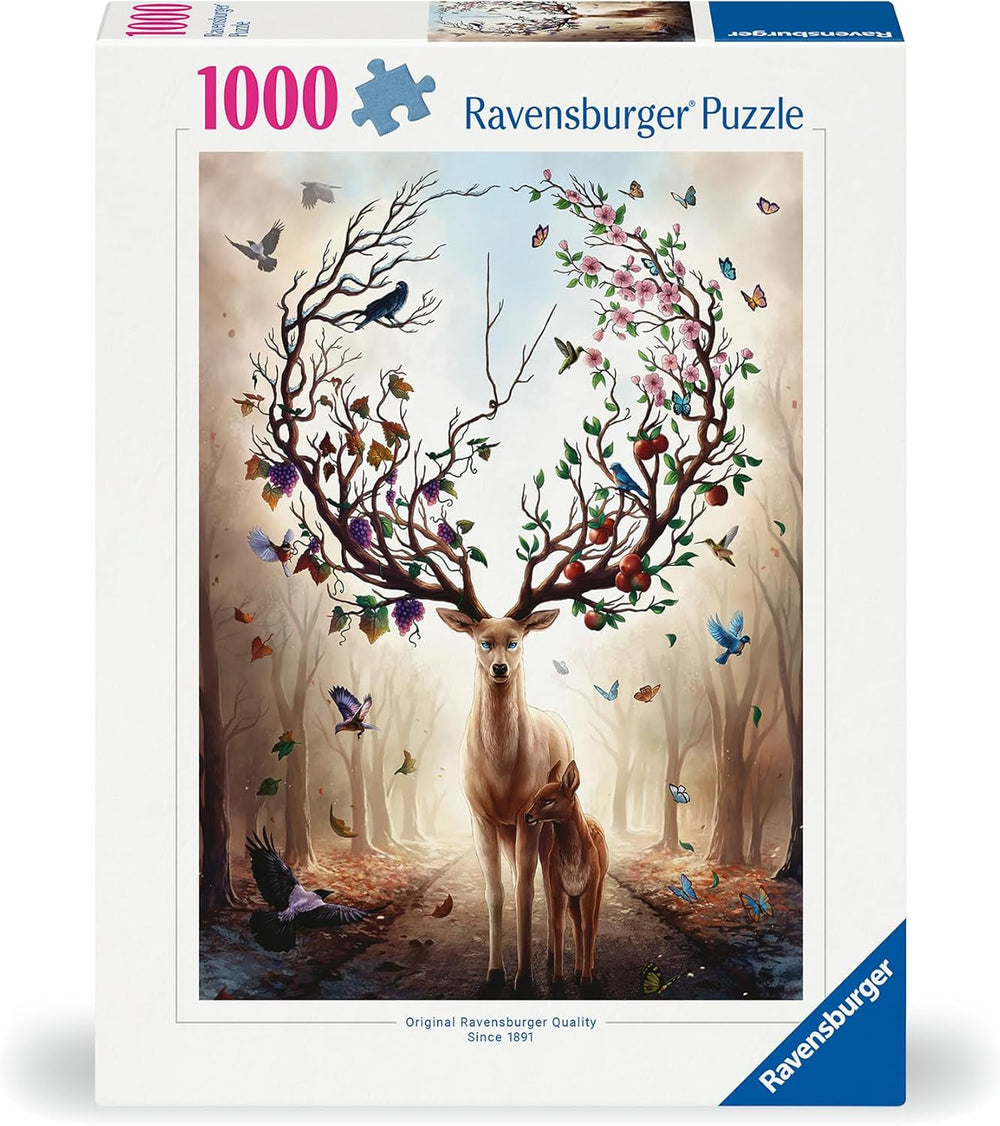Ravensburger Puzzle 12000459 - Le Cerf Magique - Puzzle 1000 pièces pour adultes et enfants à partir de 14 ans, puzzle cerf Puzzle Naty Shop