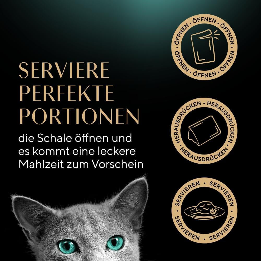 Sheba CATCARE Pungă Wet Fresh & FINE (Pește) Bucăți în sos Adult 50g Pachet multiplu Standard