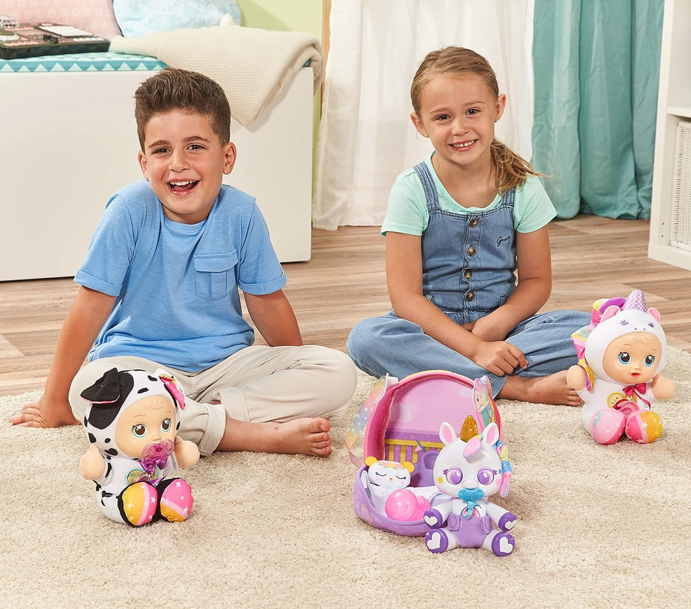 VTech Little Love - Emily Einhorn mit Handtasche – Süße Puppe mit Tasche, in der sie getragen Werden kann – Für Kinder von 3-8 Jahren